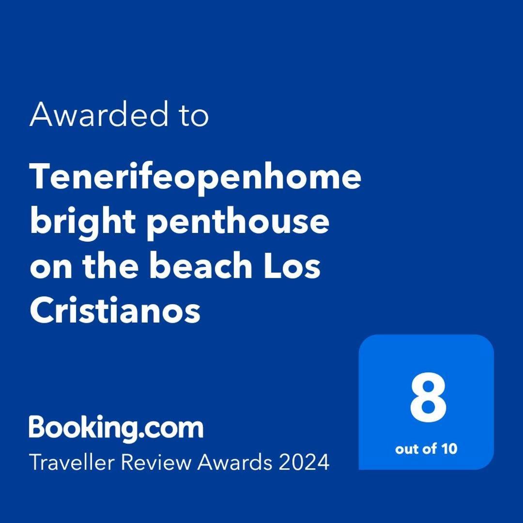 Tenerifeopenhome Bright Penthouse On The Beach Los Cristianos Arona  Exteriör bild